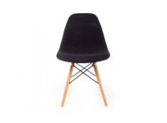 Стул Eames DSW textile черный в Набережных Челнах