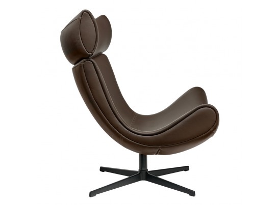 Кресло IMOLA коричневый, натуральная кожа в Набережных Челнах