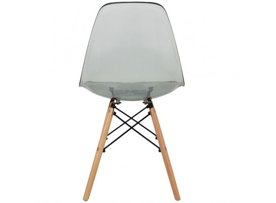 Комплект из 4-х стульев Eames прозрачный серый в Набережных Челнах