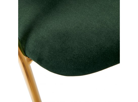 Стул полубарный Turin зеленый с золотыми ножками в Набережных Челнах