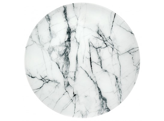 Набор кофейных столиков Tango белый мрамор с белыми ножками в Набережных Челнах