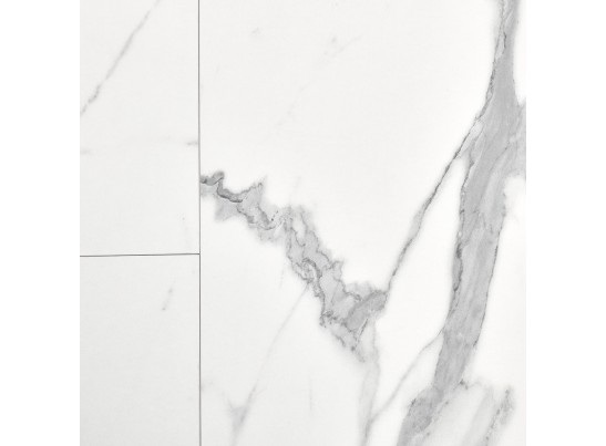 Стол Rudolf круглый раскладной 90-120x90x75см, белый мрамор, белый в Набережных Челнах