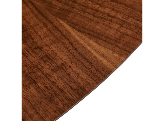 Стол Liverpool диам.110см, шпон орех лучевой набор, с золотистыми ножками в Набережных Челнах