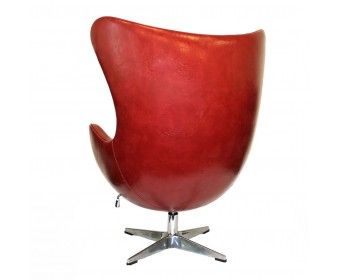 Кресло EGG CHAIR красный глянец