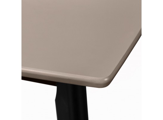 Стол Marcel 80x80х76см, Кофе, чёрный в Набережных Челнах