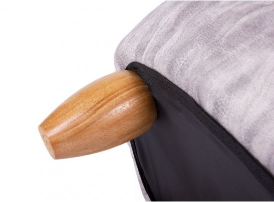 Пуф Бульдог светло-серый в Набережных Челнах