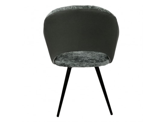 Стул Bruno зелёный шенилл с экокожей с поворотным механизмом в Набережных Челнах