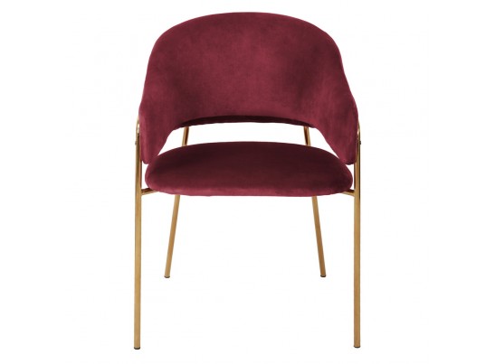 Стул Felix винный с золотыми ножками в Набережных Челнах