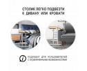 Стол многофункциональный Shuttle 80х58х80-130см, светлое дерево, белый в Набережных Челнах