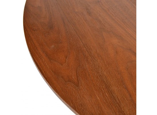 Стол Liverpool 110см орех, хромированные ножки в Набережных Челнах