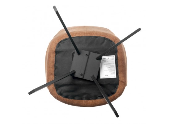 Комплект из 2-х стульев Grant терракотовый шенилл на поворотном механизме в Набережных Челнах