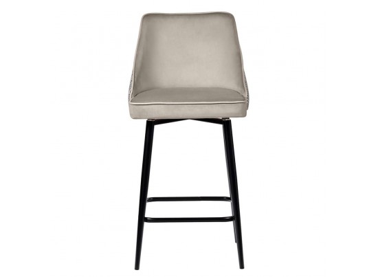 Стул полубарный Dave латте с жаккардом, с поворотным механизмом в Набережных Челнах