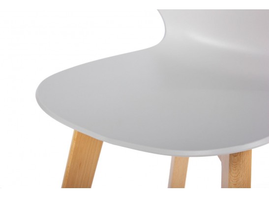 Стул Gracia серый c деревянными ножками в Набережных Челнах