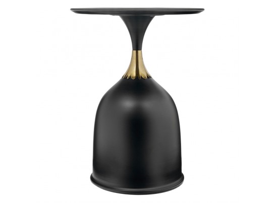 Кофейный столик Stupa диам.40см x 54см, чёрный, металл в Набережных Челнах