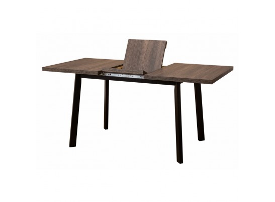 Стол Next раскладной 120-160x100x76,5см, Венге винтаж, чёрный в Набережных Челнах