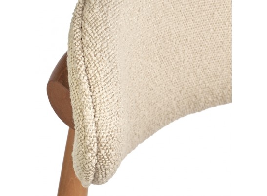 Стул Lucas латте букле с ножками цвета орех в Набережных Челнах