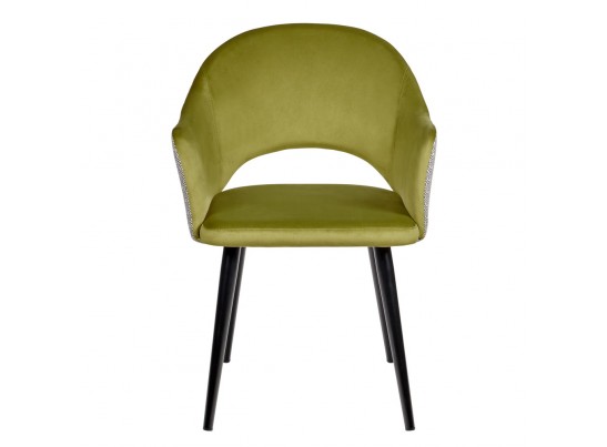 Стул Bruno ярко-зеленый с жаккардом в Набережных Челнах