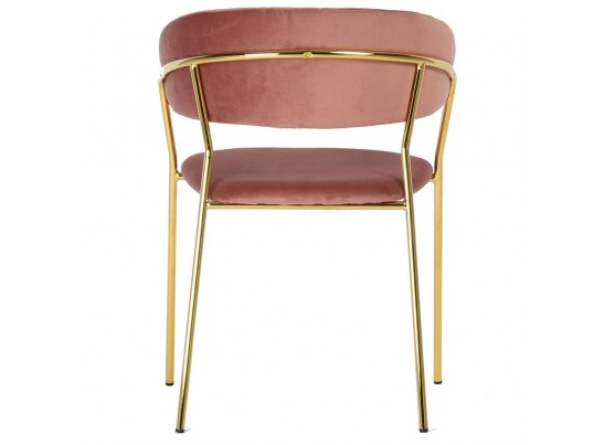 Стул Turin пудровый с золотыми ножками в Набережных Челнах