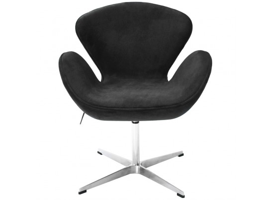 Кресло SWAN CHAIR графит, искусственная замша в Набережных Челнах