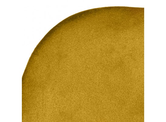 Стул Seven Style горчичный велюр с чёрными ножками в Набережных Челнах