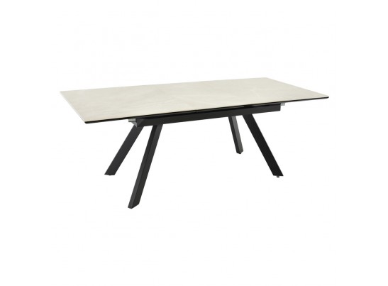 Стол Adam раскладной 140-190x90x75см, керамогранит бежевый, чёрный в Набережных Челнах