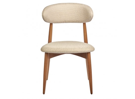 Стул Lucas латте букле с ножками цвета орех в Набережных Челнах