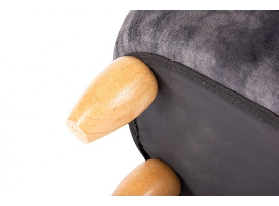 Пуф Мартышка с отсеком для хранения темно-серый в Набережных Челнах