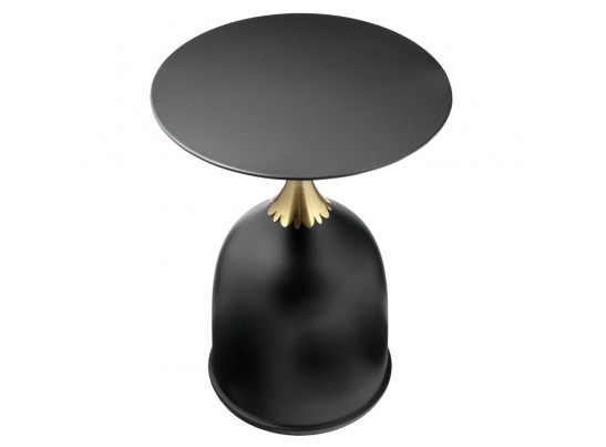 Кофейный столик Stupa диам.40см x 54см, чёрный, металл в Набережных Челнах