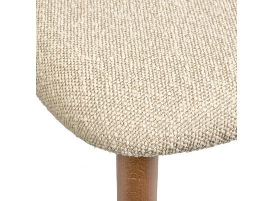 Стул Lucas латте букле с ножками цвета орех в Набережных Челнах