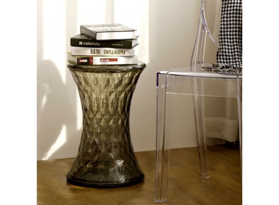 Стул-пуф Stone прозрачный серый в Набережных Челнах