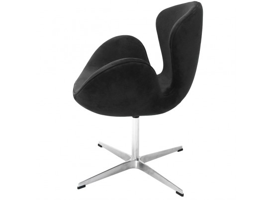 Кресло SWAN CHAIR графит, искусственная замша в Набережных Челнах