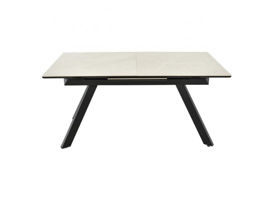 Стол Adam раскладной 140-190x90x75см, керамогранит бежевый, чёрный в Набережных Челнах