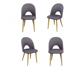 Комплект из 4-х стульев Cleo коричневый
