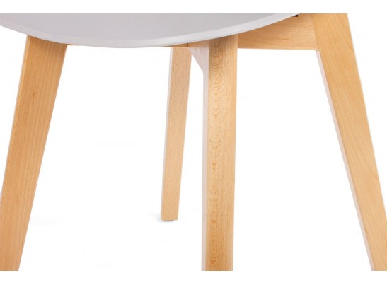 Стул Gracia серый c деревянными ножками в Набережных Челнах