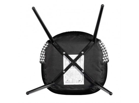 Стул Leo чёрный с жаккардом в Набережных Челнах