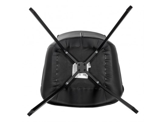 Стул Soft серо-голубой с чёрным, рогожка в Набережных Челнах