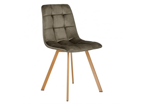 Комплект из 2-х стульев Easy тёмно-коричневый с ножками под дерево в Набережных Челнах