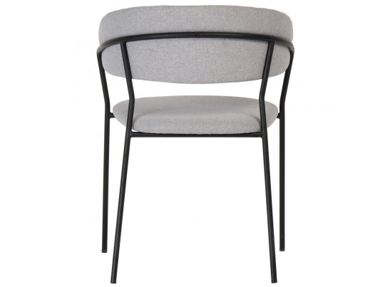 Стул Turin светло-серая рогожка с чёрными ножками в Набережных Челнах