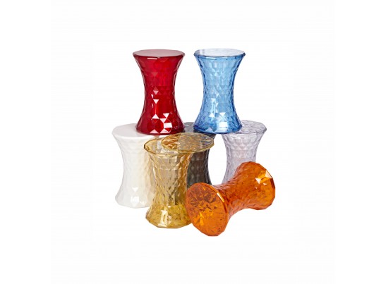 Стул-пуф Stone прозрачный синий в Набережных Челнах