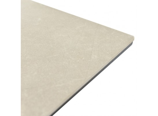 Стол Adam раскладной 140-190x90x75см, керамогранит бежевый, чёрный в Набережных Челнах