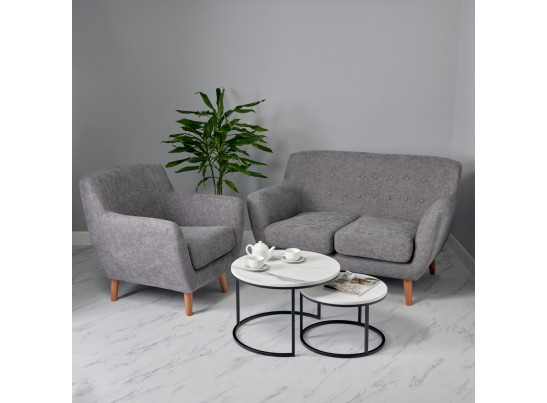 Диван Picasso двухместный горчичный, шенилл в Набережных Челнах