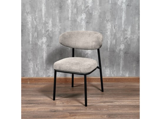 Стул Lucas 2 латте шенилл с чёрными ножками в Набережных Челнах