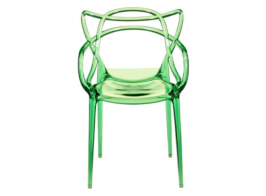 Комплект из 2-х стульев Masters прозрачный зелёный в Набережных Челнах
