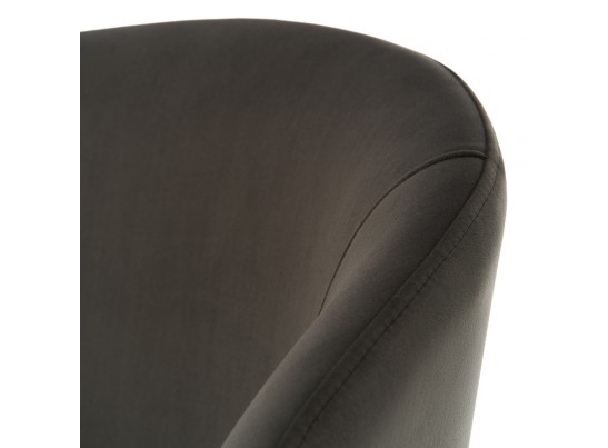 Стул-полукресло Emil графит с золотыми ножками в Набережных Челнах