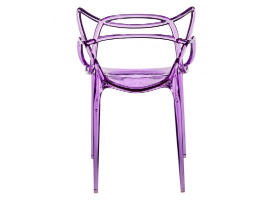 Комплект из 4-х стульев Masters прозрачный сиреневый в Набережных Челнах