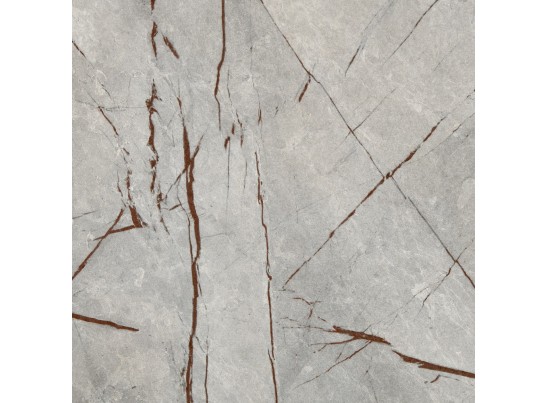 Стол Dublin раскладной 120-160х80х75 серый мрамор с чёрными ножками в Набережных Челнах