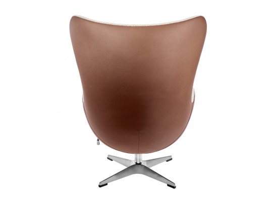 Кресло EGG STYLE CHAIR коричневый, экокожа в Набережных Челнах