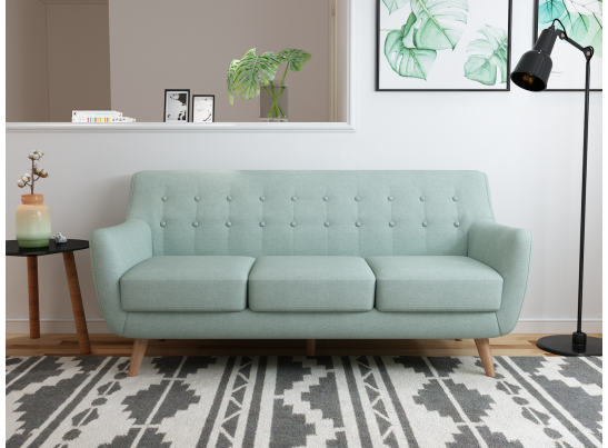 Диван Picasso трехместный бирюзовый в Набережных Челнах