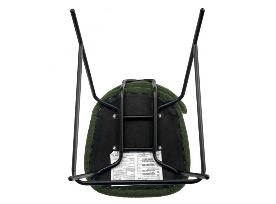 Стул полубарный Ant букле зеленый в Набережных Челнах