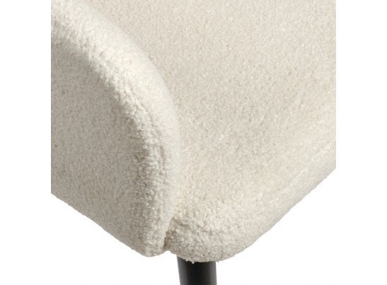 Стул Bruno белый, искусственный мех в Набережных Челнах